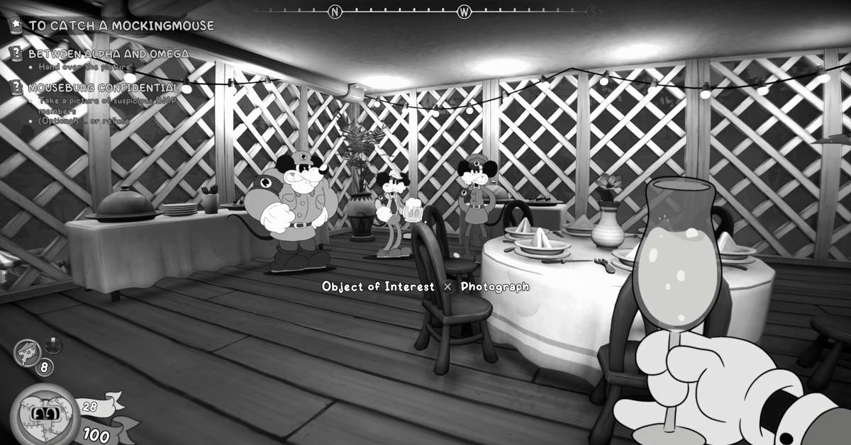 Mouseburg Confidential surveillance scene